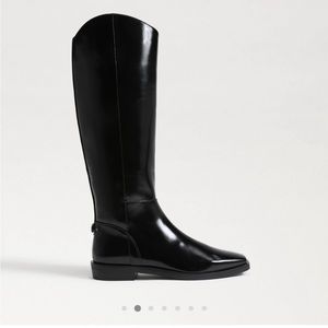 Sam Edelman Cesar patent riding boots- Wide Calf!